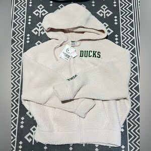 Victoria's Secret Pink Sherpa Oregon Ducks Hoodie XS